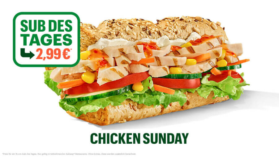 Subway - Sub des Tages - Chicken Breast