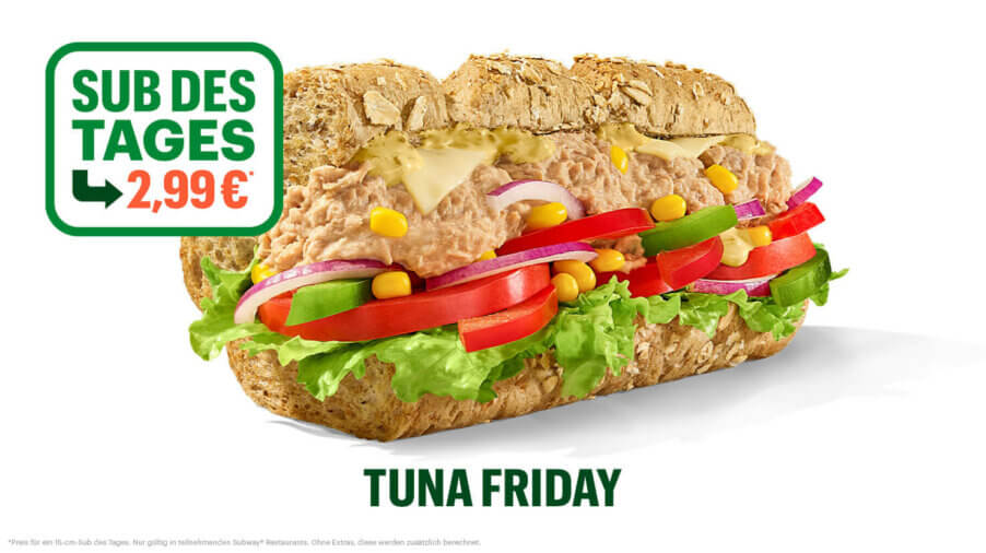 Subway - Sub des Tages - Tuna